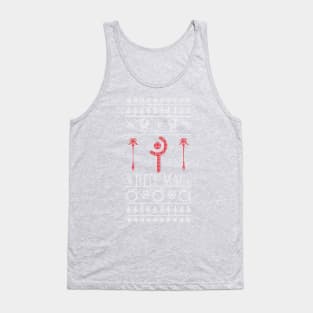 Final Fantasy XIV White Mage Ugly Christmas Sweater Tank Top